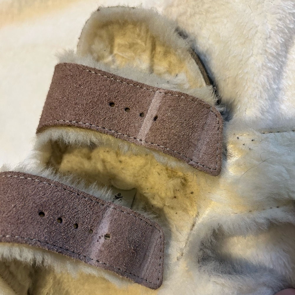 Fur Lined Birkenstocks - Picture 6 of 6